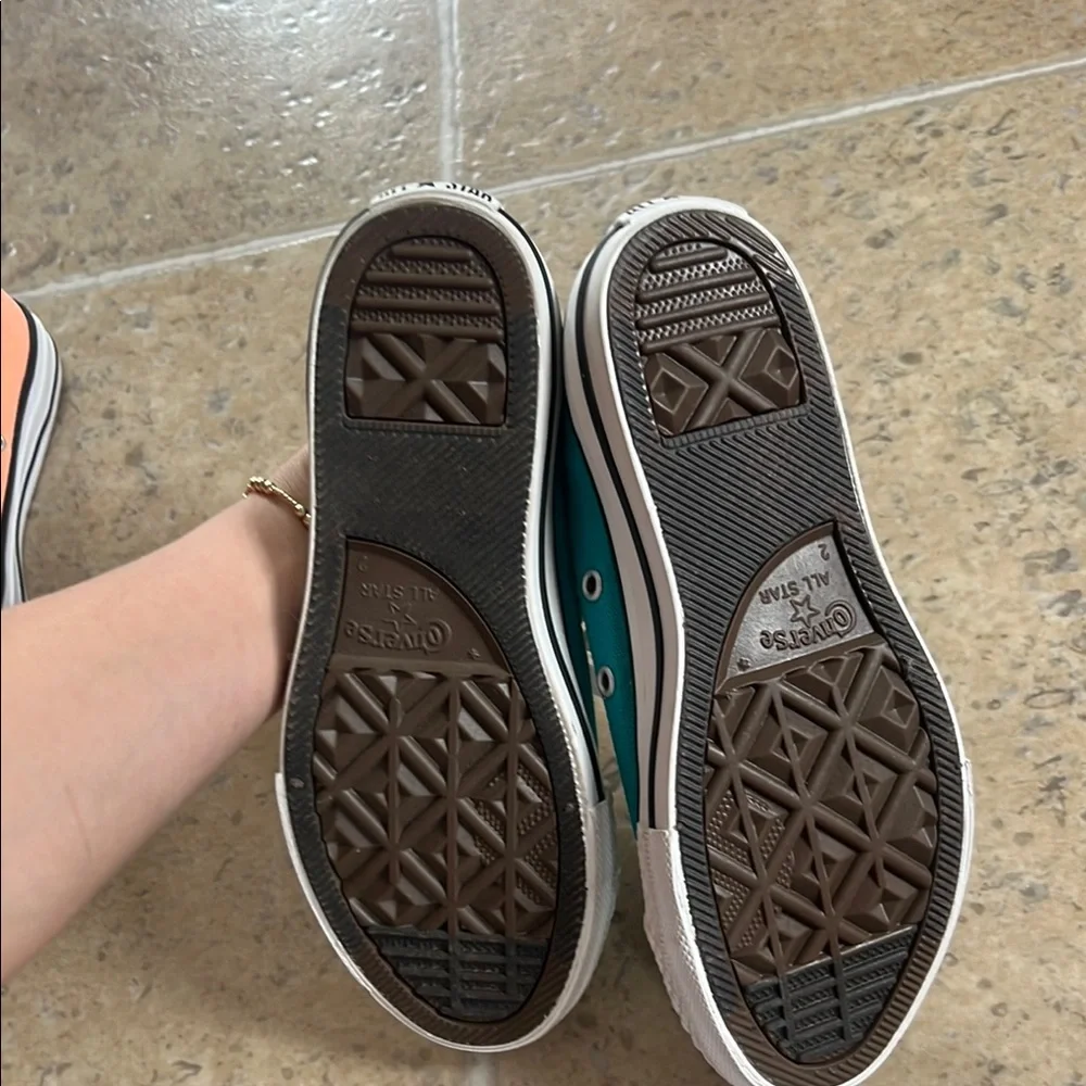 Converse Kids' Teal All Star Sneakers